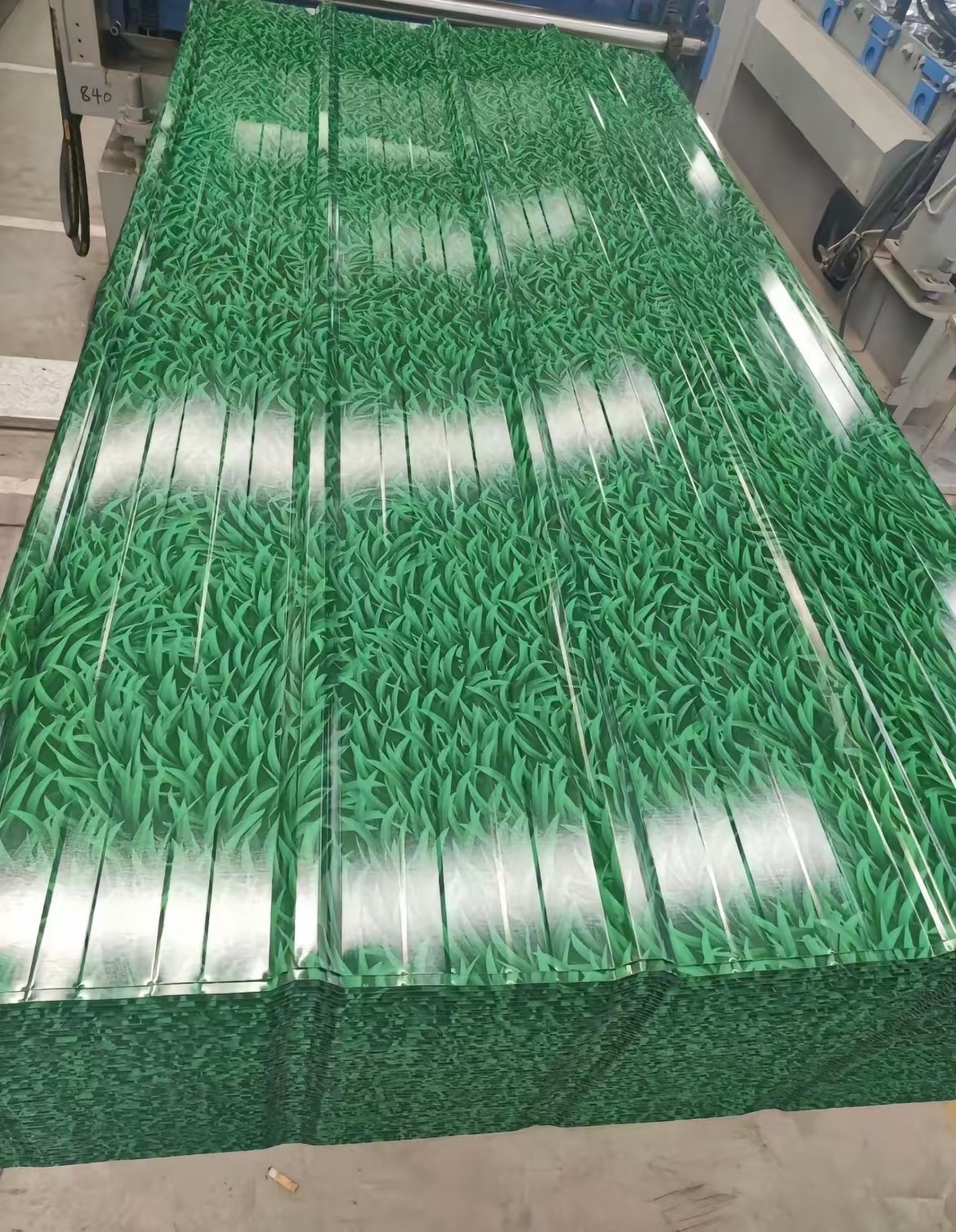 Azulejo de acero de color