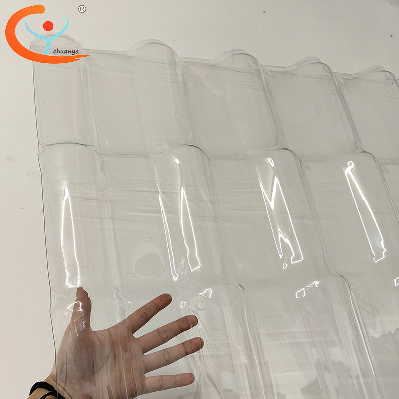 Azulejo de resina transparente