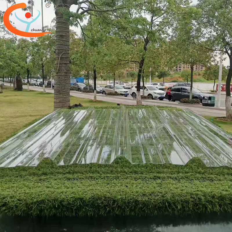 Azulejo de resina transparente